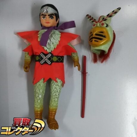 旧バンダイ 変身忍者 嵐 面取れ ソフビ 本体全高約26㎝ 買取 | 買取
