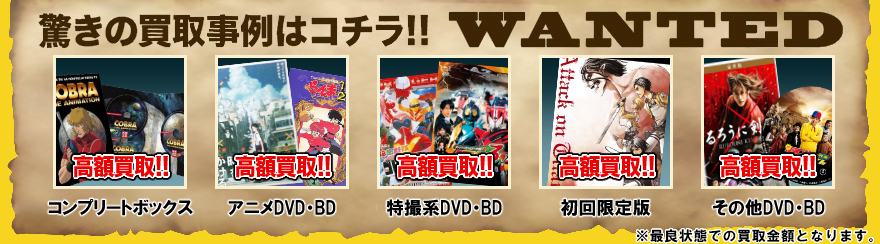 DVD / BD 全巻セットWANTED