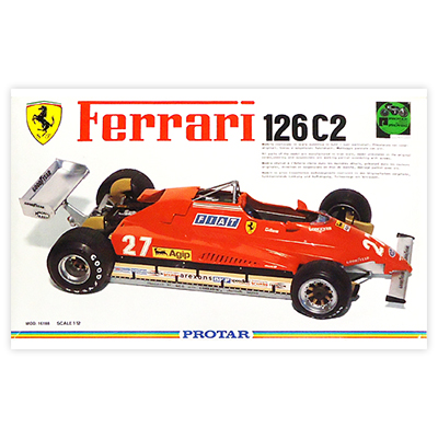 PROTAR プロター 1/12 Ferrari 126C2 TURBO