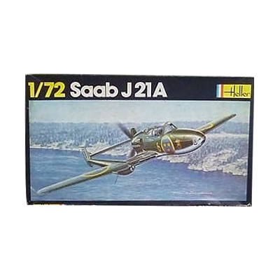 エレール 1/72 スウェーデン サーブ J21A