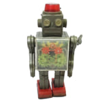 堀川玩具 ブリキ ギア ロボット ゼンマイ
