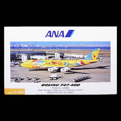 ANA 模型 1/400 ANA ボーイング 747-400 ピカチュウ JA8957 NH40060