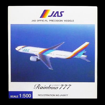 JALUX 1/500 B777 レインボーセブン JA8977 JAS JD51003 / JAL 模型
