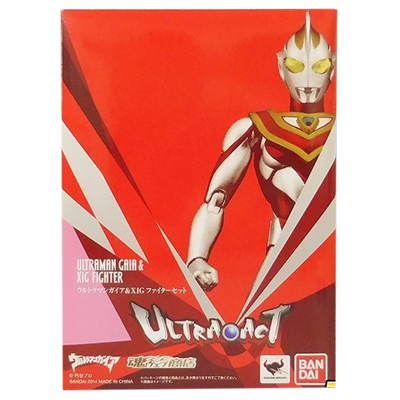 買取価格3,900円】限定 ULTRA-ACT ウルトラマンガイア＆XIGファイター