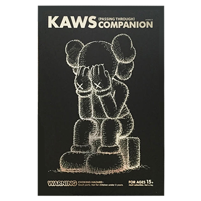 COMPANION (PASSING THROUGH) ブラック KAWS OriginalFake