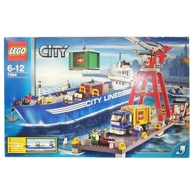 買取価格7,500円】LEGO レゴ シティ 7994 レスキュー隊 レゴシティの港