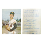 カルビー プロ野球カード ホームランカード 1973年 堀内恒夫