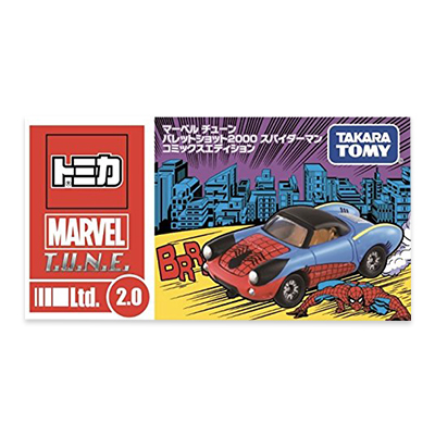 限定 トミカ マーベルチューン Ltd.2.0 バレットショット2000 スパイダーマン コミックエディション