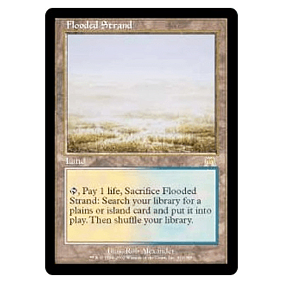 買取価格59,700円】MTG ONS 溢れかえる岸辺/Flooded Strand （英