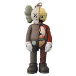 338667COMPANION BROWN KEYHOLDER (FLAYED) KAWS MEDICOM TOY