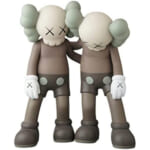 338843ALONG THE WAY BROWN OPEN EDITION KAWS MEDICOM TOY