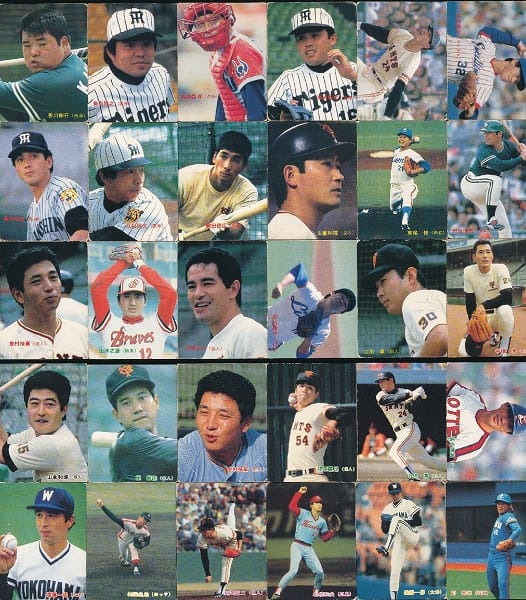 カルビー プロ野球 チップス カード 30枚 1985年　当時物　②_1