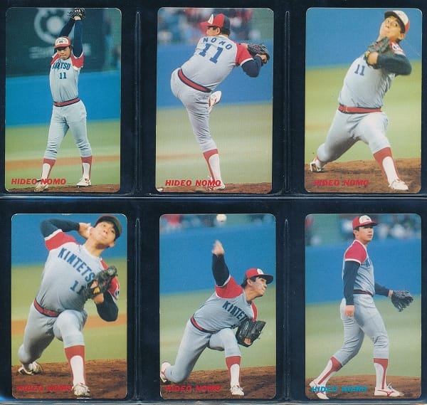 買取実績有!!】カルビー プロ野球 カード 1991 61～68 野茂英雄 