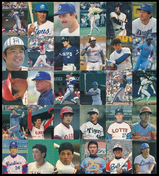 カルビー プロ野球 チップス カード 1987年　8_1