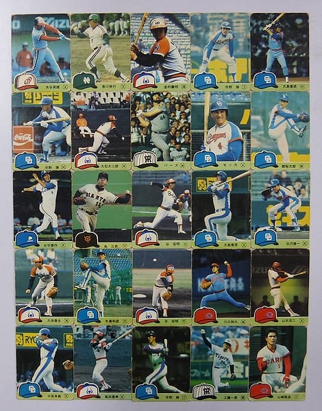 カルビー プロ野球 チップス カード 1984 当時物　8_1