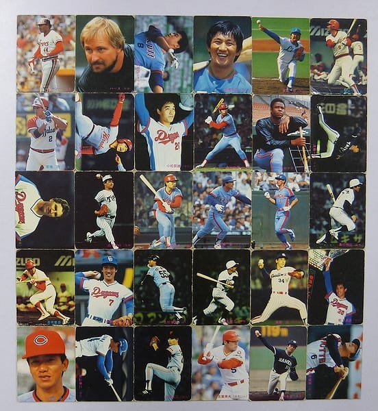 カルビー プロ野球 チップス カード 30枚 1985 当時物_1