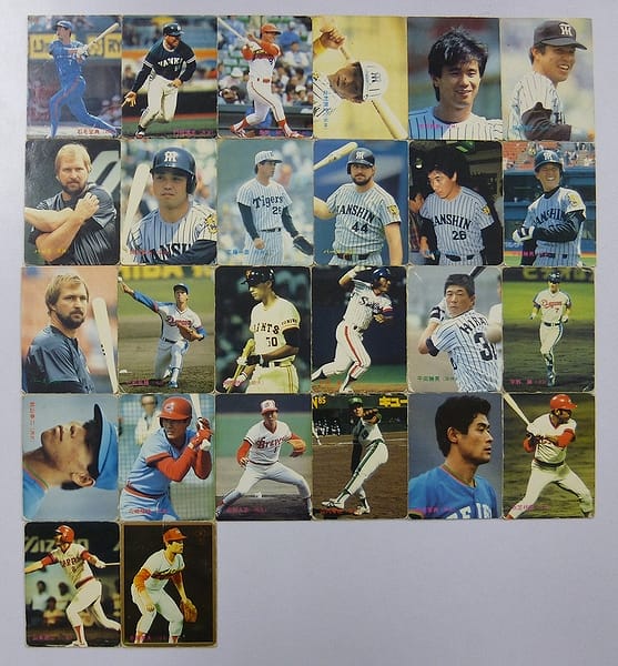 カルビー プロ野球 チップス カード 26枚 1985 当時物_1
