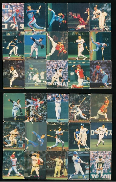 カルビー プロ野球 チップス カード 30枚 1983 当時物_1
