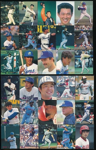 カルビー プロ野球 チップス カード 30枚 1987_1
