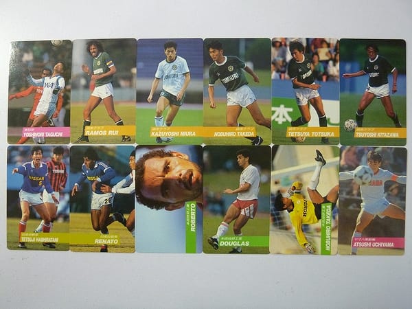 カルビー サッカー カード 1991～1992 12枚 ラモス 三浦