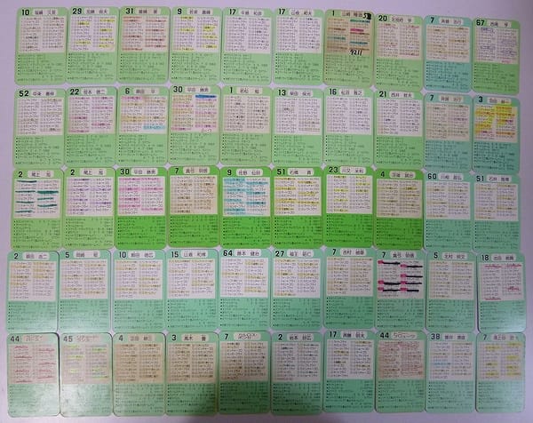 タカラ プロ野球カードゲーム 59～62年 88年 50枚_2