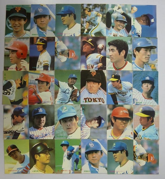 カルビープロ野球チップスカード 1983年 No.1～61　当時物