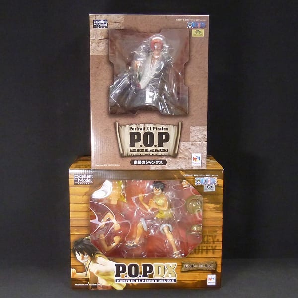 買取実績有 メガハウス Pop 赤髪のシャンクス Pop Dx ルフィ ワンピースフィギュア買い取り 買取コレクター