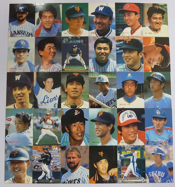 カルビープロ野球チップスカード 1986年　No.64～104　当時物_1
