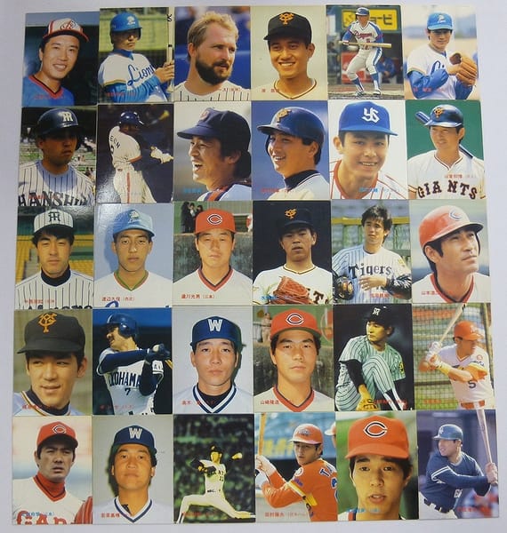カルビープロ野球チップスカード 1986年　No.105～144　当時物_1