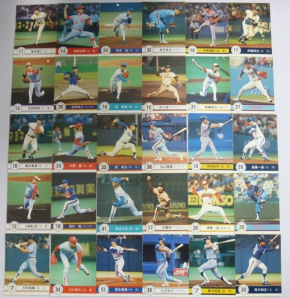 カルビープロ野球チップスカード 1990年 No.1～30