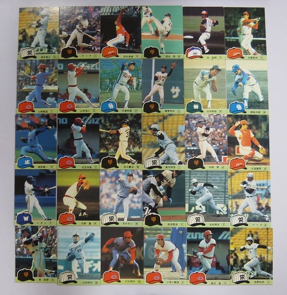カルビープロ野球チップスカード 1984年 No.129～163　当時物_1
