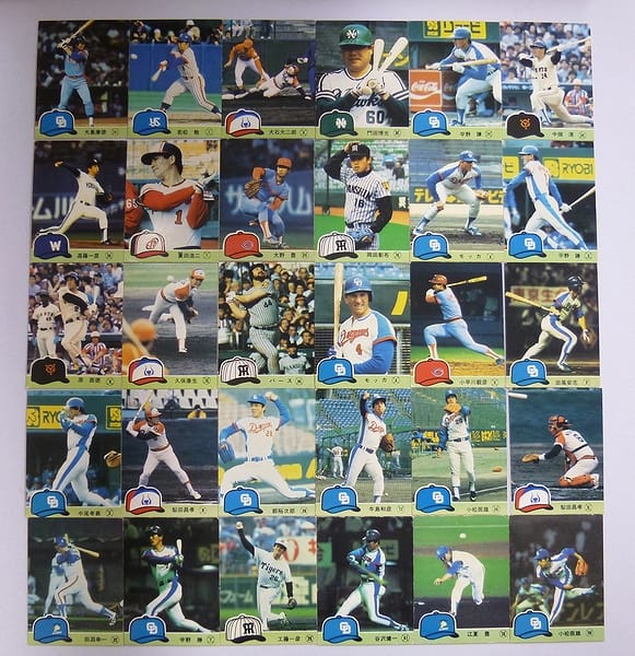 カルビープロ野球チップスカード 1984年 No.242～278　当時物