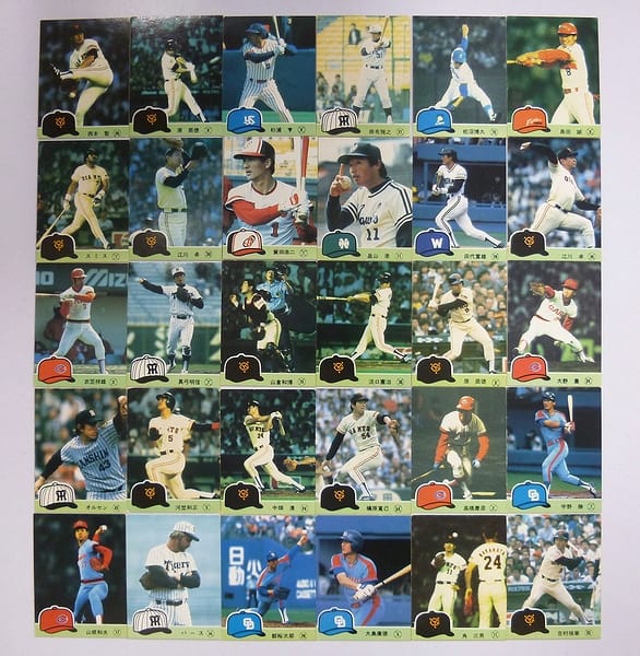 カルビープロ野球チップスカード 1984年 No.491～524　当時物_1