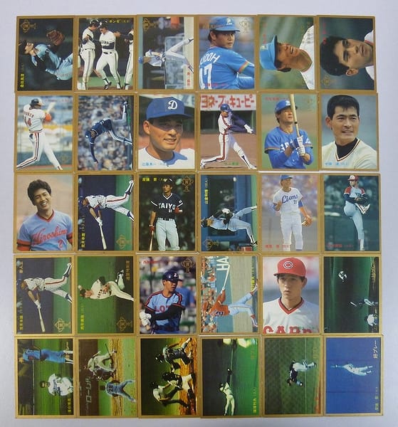 カルビー プロ野球チップスカード 1987年No.352～382　当時物_1