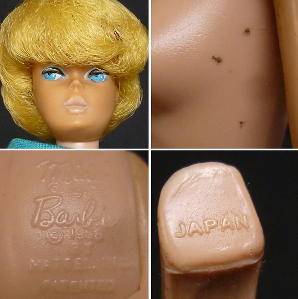 バブルカットバービー Barbie 1950年代 ビンテージ 人形_2
