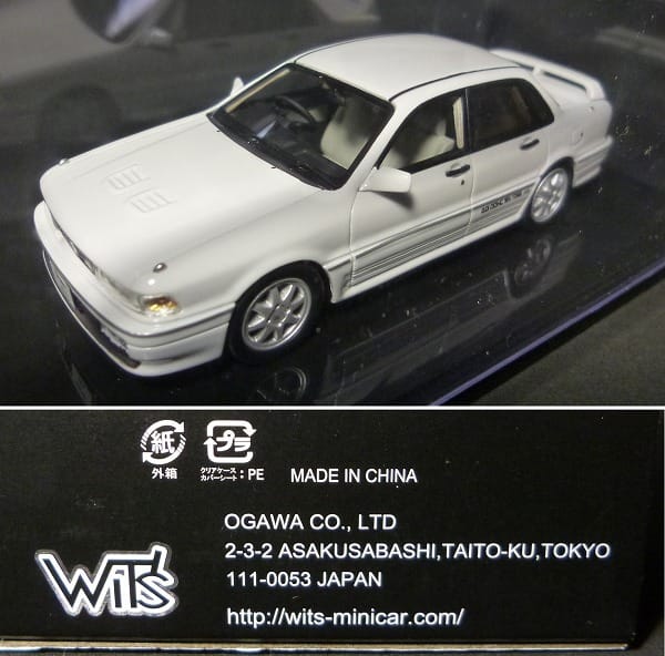 買取実績有!!】WIT'S 1/43 三菱ギャラン VR-4 Ｗ366 1990 ミニカー