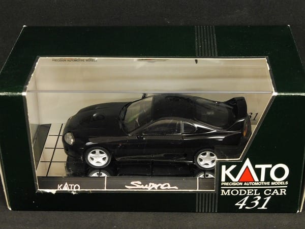 KATO 1/43 MODEL CAR431 トヨタ スープラ ブラック_1
