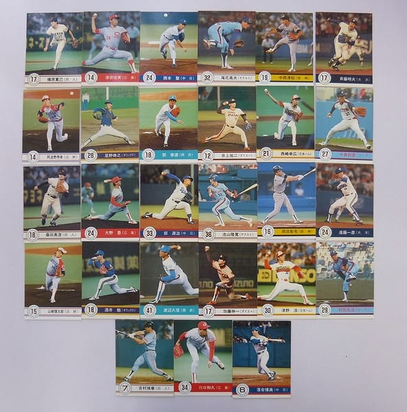 カルビー プロ野球チップスカード 1990年 27枚 当時物_1