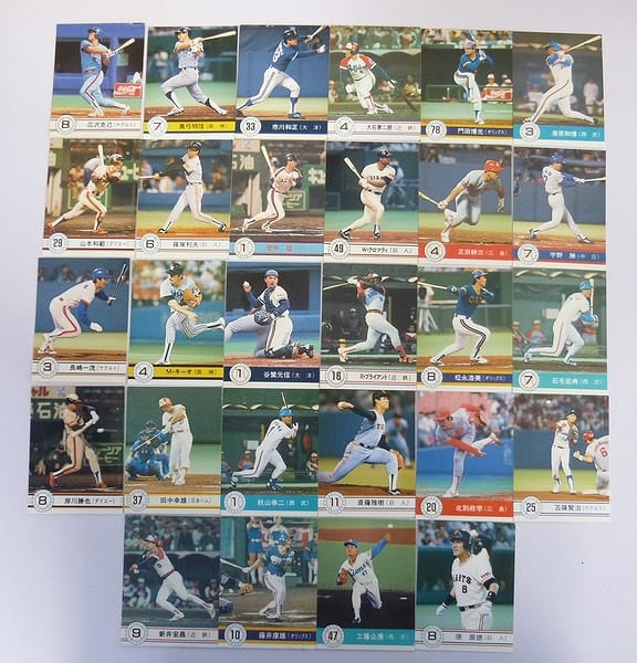 カルビー プロ野球チップスカード 1990年 No.28～55 当時物_1