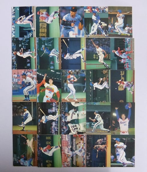 カルビー プロ野球チップスカード 1989年 No.300～339 当時物