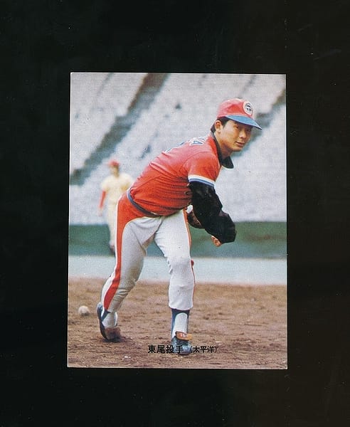 カルビー プロ野球 カード 1973年 旗版 267 東尾修_1