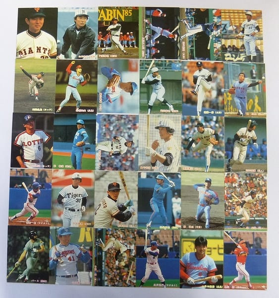 買取実績有!!】カルビー 当時物 プロ野球チップス カード 1985年 No 