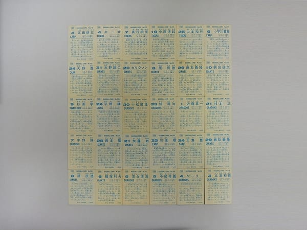 カルビー 当時物 プロ野球チップス カード 1988年 No.219～270_2