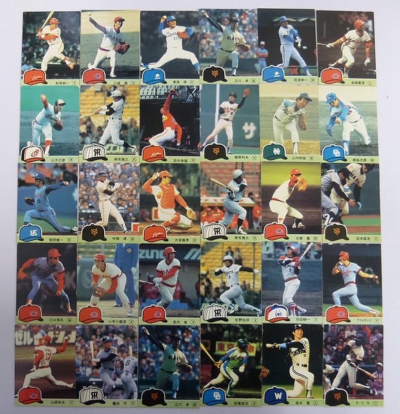 カルビー 当時物 プロ野球チップス カード 1984年 30枚_1