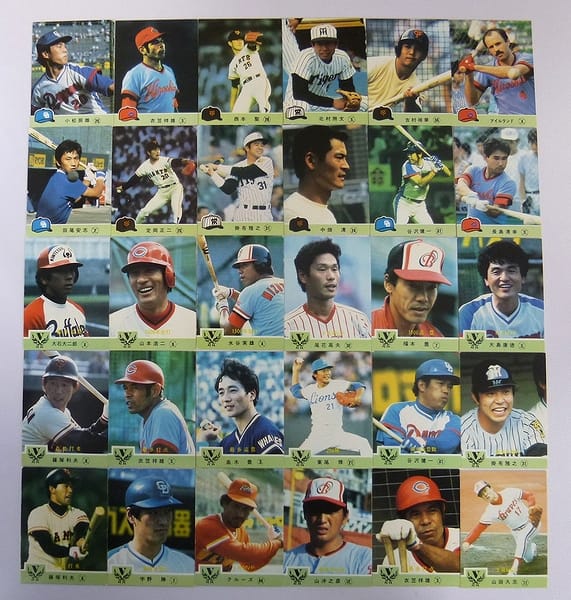 カルビー プロ野球チップス カード 1984年 30枚 当時物