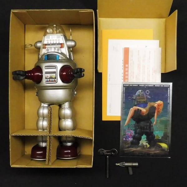 大阪ブリキ玩具資料室 限定  ロビー ザ ロボット 銀_2