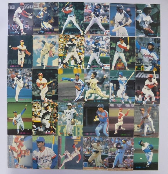 カルビー 当時物 プロ野球 カード 1983年 163～219 30枚_1