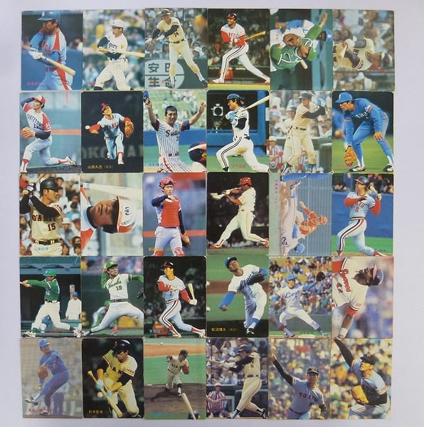 カルビー 当時物 プロ野球 カード 1983年 281～320 30枚_1