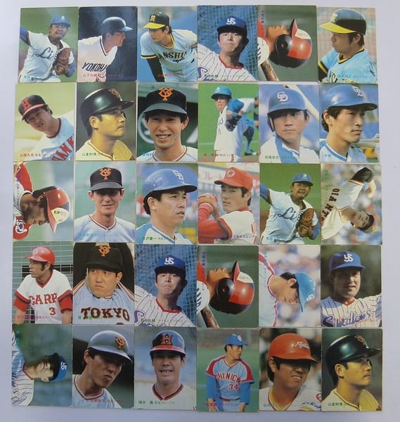 カルビー 当時物 プロ野球 カード 1983年 26～98 30枚_1