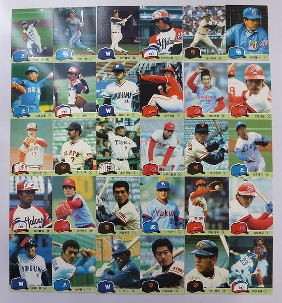 カルビー 当時物 プロ野球 カード 1984年 315～371 30枚_1
